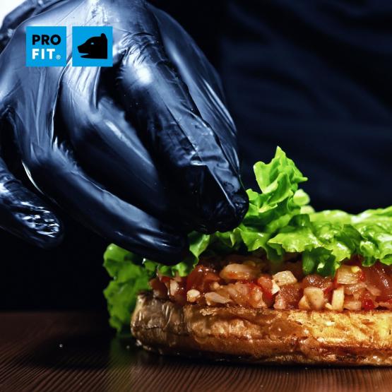 1000 St. Nitril Einweghandschuhe, 24 cm, schwarz, 10 Boxen a 100 St.